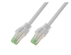 Nambo Kupfer-Patchkabel Kat.6a S/FTP FLEX TPE grau