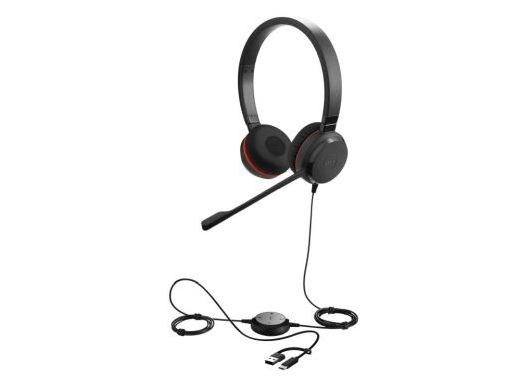 Jabra EVOLVE 30 II MS USB-A/C oder 3,5mm Klinke Duo 