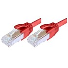 Patchdata Kupfer-Patchkabel Cat.6A S/FTP TPE Universal rot