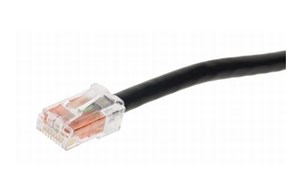 Cat. 6 RJ45-RJ45 LSZH Schwarz