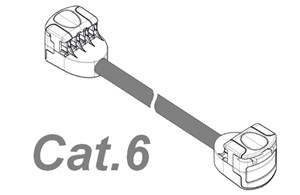 VP360-VP360 (4 paarig) Cat.6 Grau