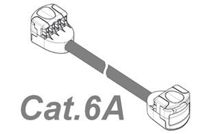 VP360-VP360 (4 paarig) Cat.6A Grau