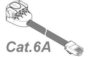 VP360-RJ45 (4 paarig) Cat.6A Grau