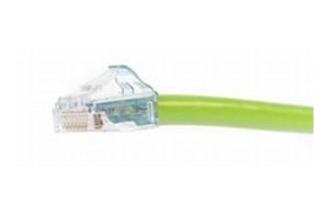 Cat. 6A RJ45-RJ45 LSZH Hellgrün