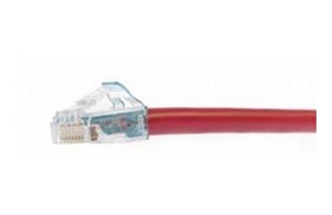 Cat. 6A RJ45-RJ45 LSZH Rot