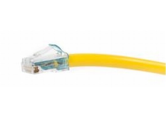 Cat. 6A RJ45-RJ45 LSZH Gelb