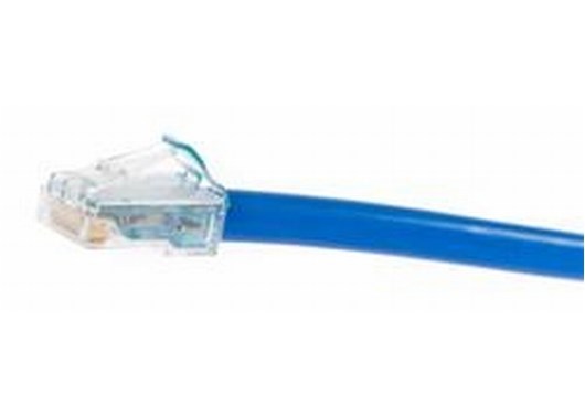 Cat. 6A RJ45-RJ45 LSZH Blau
